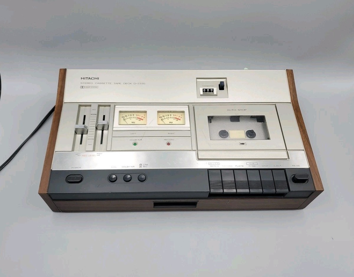 Hitachi Stereo Cassette Tape Deck Dolby System D-2335 for parts | eBay