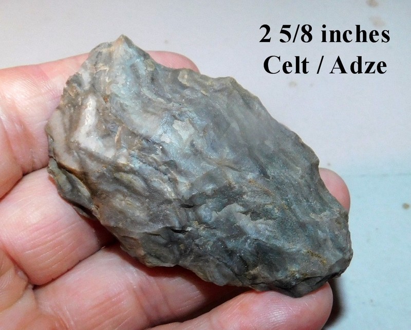 Awesome Ancient Indian Artifact Stone Celt Adze Hand Axe Knife Arrowhead A-16