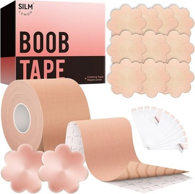 Silm Lemon Boob Tape - Boobtape for Large Breasts, Boob Lift Tape - Beige 2 in