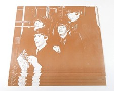 Lot of (6) The Beatles Vintage 11x14 Sepia Exhibit Photo Cards On Movie Set 2