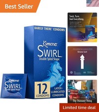 Innovative Double Helix-Ly Lubricated Condoms - 12 Count for Enhanced Pleasure