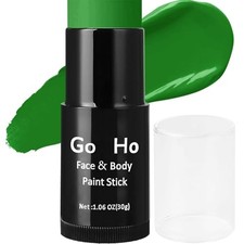 Go Ho Cream-Blendable Green Face Paint Stick,Witch Costume Women Halloween