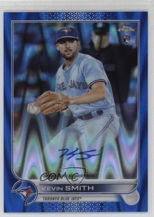 2022 Topps Chrome Rookie Blue RayWave Refractor /150 Kevin Smith #RA-KS Auto 0v0