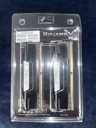 G.Skill Ripjaws V F4-3200C16Q-128GVK memory module 128 GB 4 x 32 GB DDR4 3200 MH