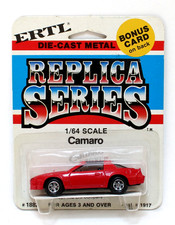 Ertl 1882 Replica Series 1982 Camaro Red 164 Moc 1982 Hong Kong