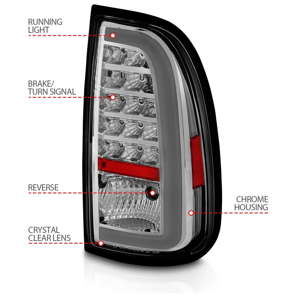 Conjunto de 2 pares de lanternas traseiras Anzo 311413 lanternas traseiras - Imagem 4 de 4