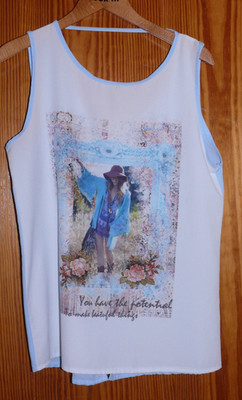  Bluse Top Venturini Italy L You have the potential to make beautiful things