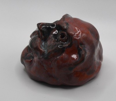 ''When The Sleeper Wakes 2'' - Experimental Original Clay Sculpture. Hand made.