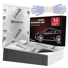 Upgrade Car Sound Deadening Mat Pcs 80mil 2mm 18 sqft 1.68 sqm Butyl 7