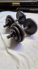 20KG SPINLOCK IRON DUMBELLS FOR GYM