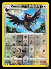 Corvisquire 151/202 Pokemon Sword & Shield Reverse Holo LP Anesaki Dynamic