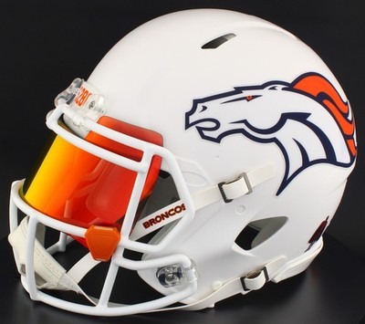 DENVER BRONCOS NFL Riddell Speed Full Size AUTHENTIC Football Helmet