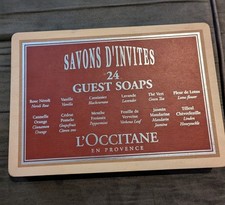 L'Occitane En Provence Savons D'Invites Guest Soaps, 24 x 25g