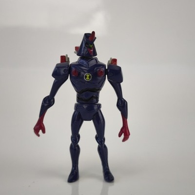 Ben 10 Alien Force DNA Alien Actionfigur dunkelblau rot Omnitrix 4'' 2008 #6288