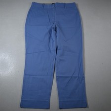Talbots 8 Light Blue The Perfect Crop Curvy Womens Pants