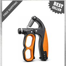 Grip Strength Trainer, Adjustable Resistance 22-330 Lbs Hand Grip Strengthener