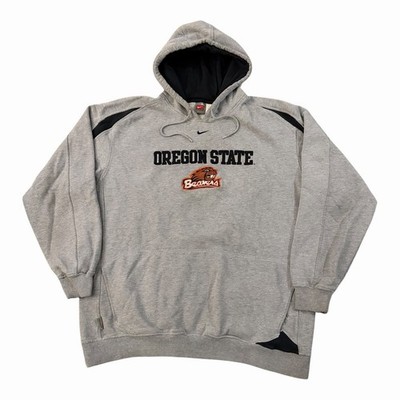 Vintage Nike Oregon State Hoodie Mens Xlarge Beavers Center Swoosh Sweatshirt