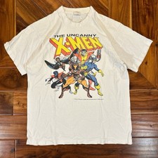 Vintage 1989 Marvel The Uncanny X-Men T-Shirt Super Rare Grail Size Large
