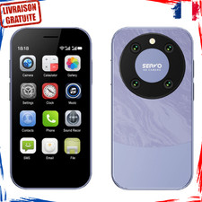 Mini Smartphone Android Écran 3 4G LTE Double SIM RAM 2Go ROM 16Go GPS Violet