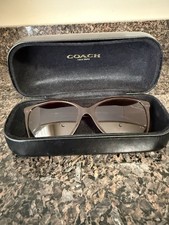Coach HC8361U Oversized Square Sunglasses Caramel Tortoise Brown Lens