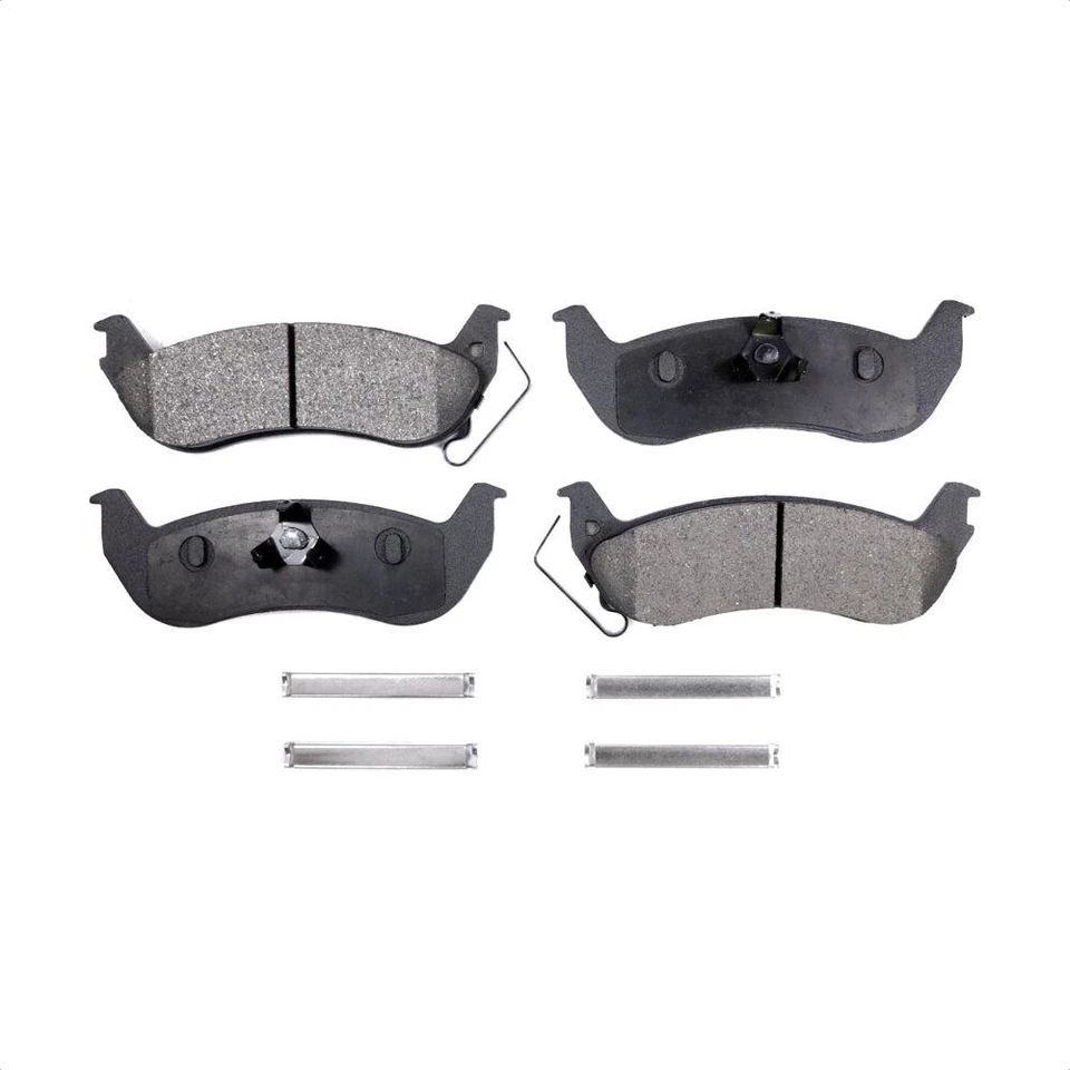 Front Brake Pads Rear Parking Shoes Kit for Ford Ranger 2010-2011 oeA4 Semi-meta - Image 4 of 4