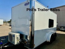 CONTINENTAL CARGO 7X14 DOG HOUSE Cargo / Enclosed Trailer OFFICE TRAILER