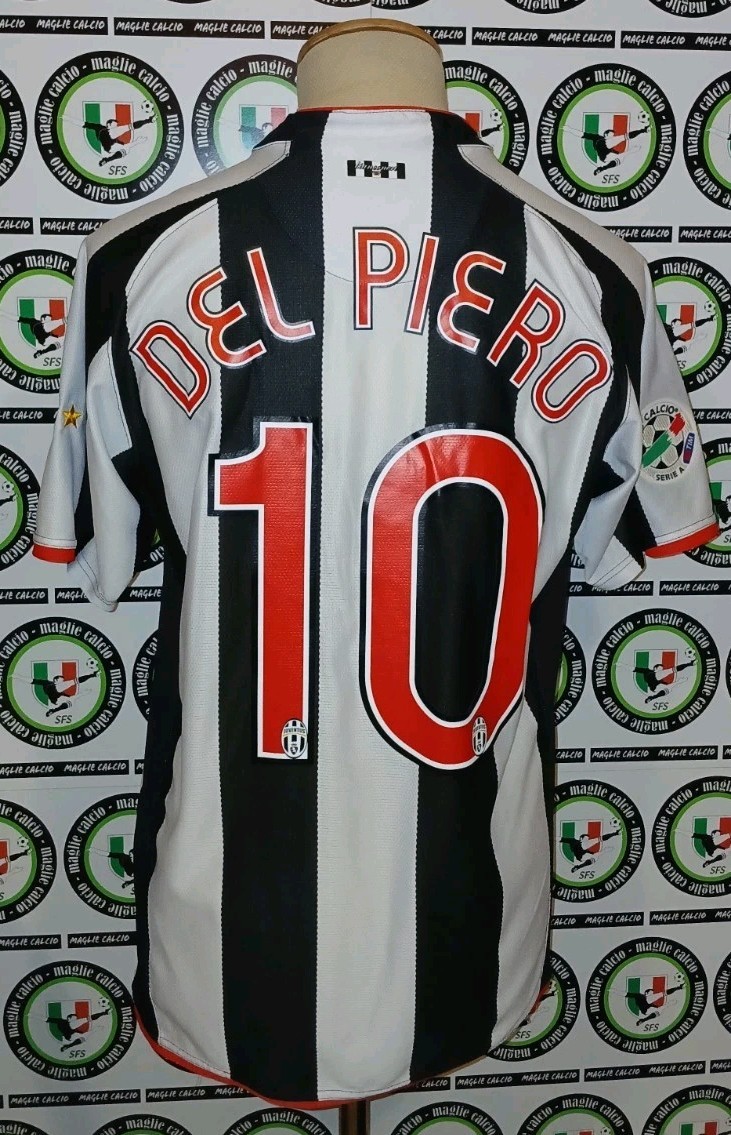 DEL PIERO JUVENTUS 2007/2008 SHIRT MAGLIA CALCIO FOOTBALL SOCCER JERSEY MAILLOT