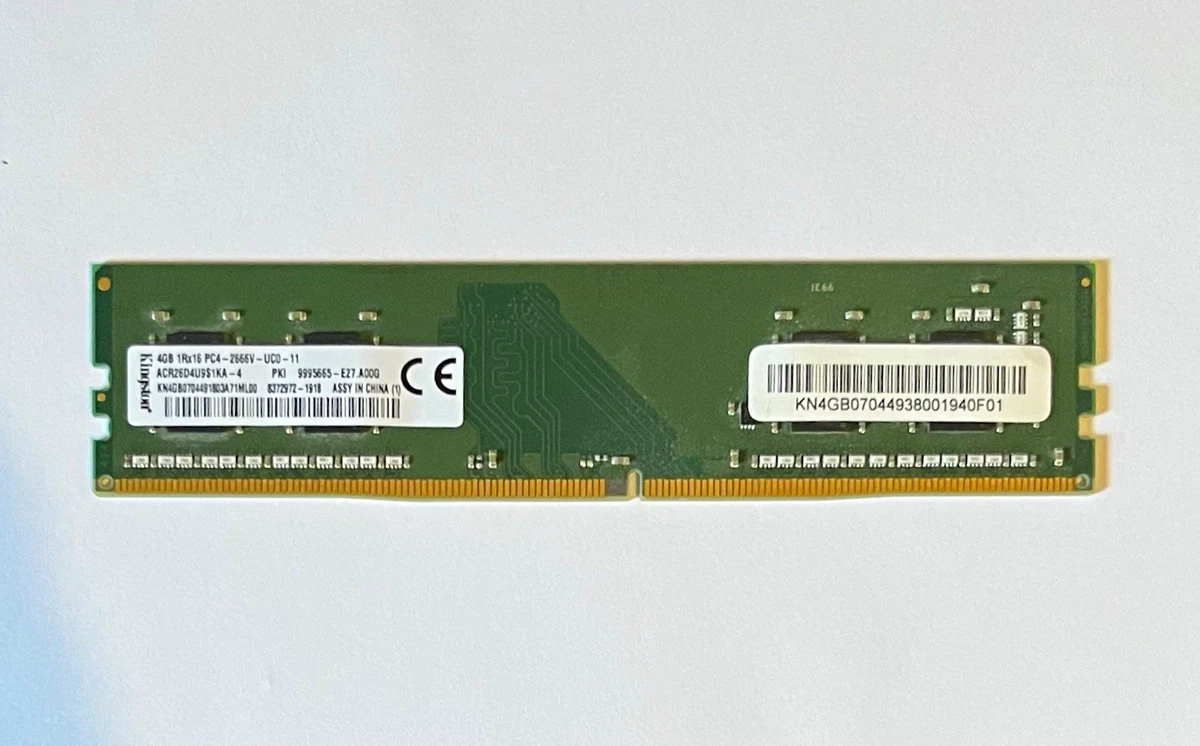 PC4-21300 (DDR4-2666) Bus Speed 4 GB Capacity per Module DDR4