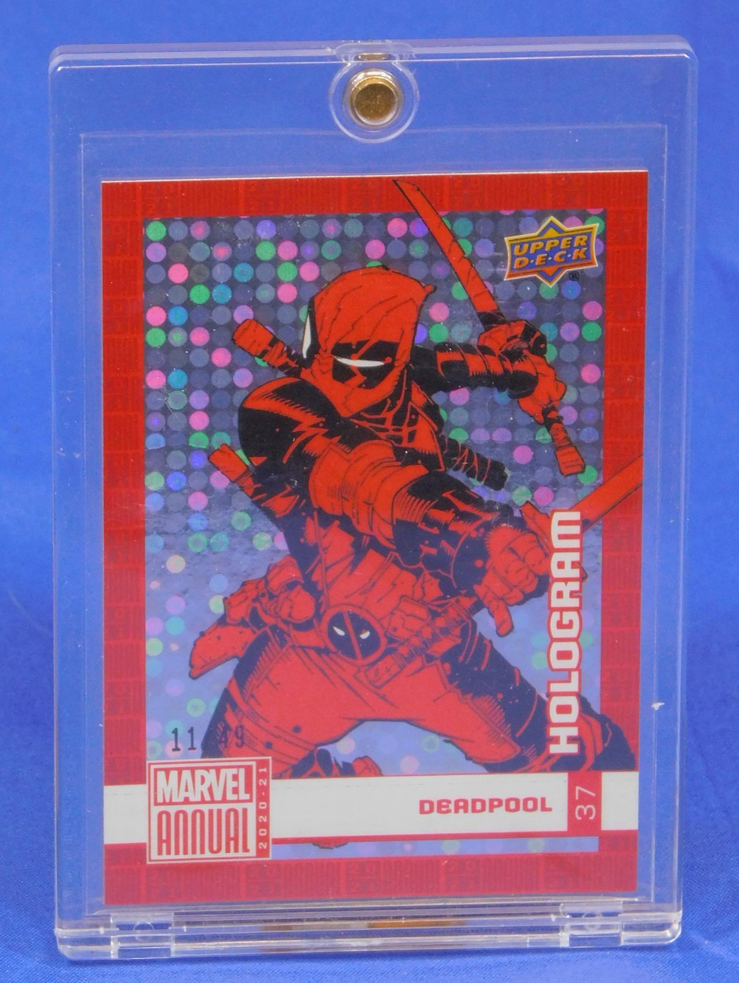 2020-21 UPPER DECK MARVEL ANNUAL FOIL HOLOGRAM DEADPOOL 11/49