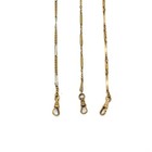 Gold Filled Victorian 13in-23in Pocket Watch Fob T-Bar Chain Lot of 5 #M1430-5 — photo 2