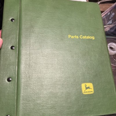 Rare Nice John Deere Parts Catalog Binder 4 Post Dealer SX1002
