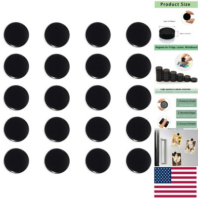Strong and Stylish 20mm Round Fridge Magnets - Ideal for Organizing and Crafting