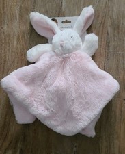 Blankets and beyond pink bunny lovey plush nwt security blanket