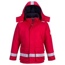 Portwest FR Antistatische Winterjacke Warnschutz isoliert Klasse 2 Schwei&szlig;en