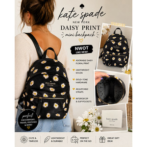 Kate Spade Mini Backpack Black | eBay display picture 3