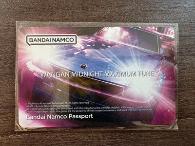 Unused Bandai Namco BANAPASSPORT Card WMMT Wangan Midnight Maximum