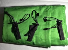 Green Screen Backdrop 6x9ft Fabric for Photography Video Streaming Polyester