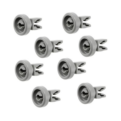 AEG DISHLEX ELECTROLUX WESTINGHOUSE DISHWASHER UPPER RACK WHEELS (8 PACK)