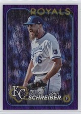 2024 Topps Update Purple Holo Foilboard 138/799 John Schreiber #US60 09wa