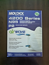 Masks Made in USA - Pack of Ten N95 Respirators, Moldex 4200 Series, PVC Free
