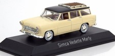 NOREV - SIMCA Vedette Marly Station Wagon 1957 Cream Black Roof - 1/43 - NOR...