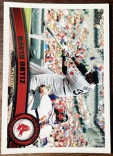 Topps 2011 David Ortiz #315 Boston Red Sox Baseball MLB Base Set