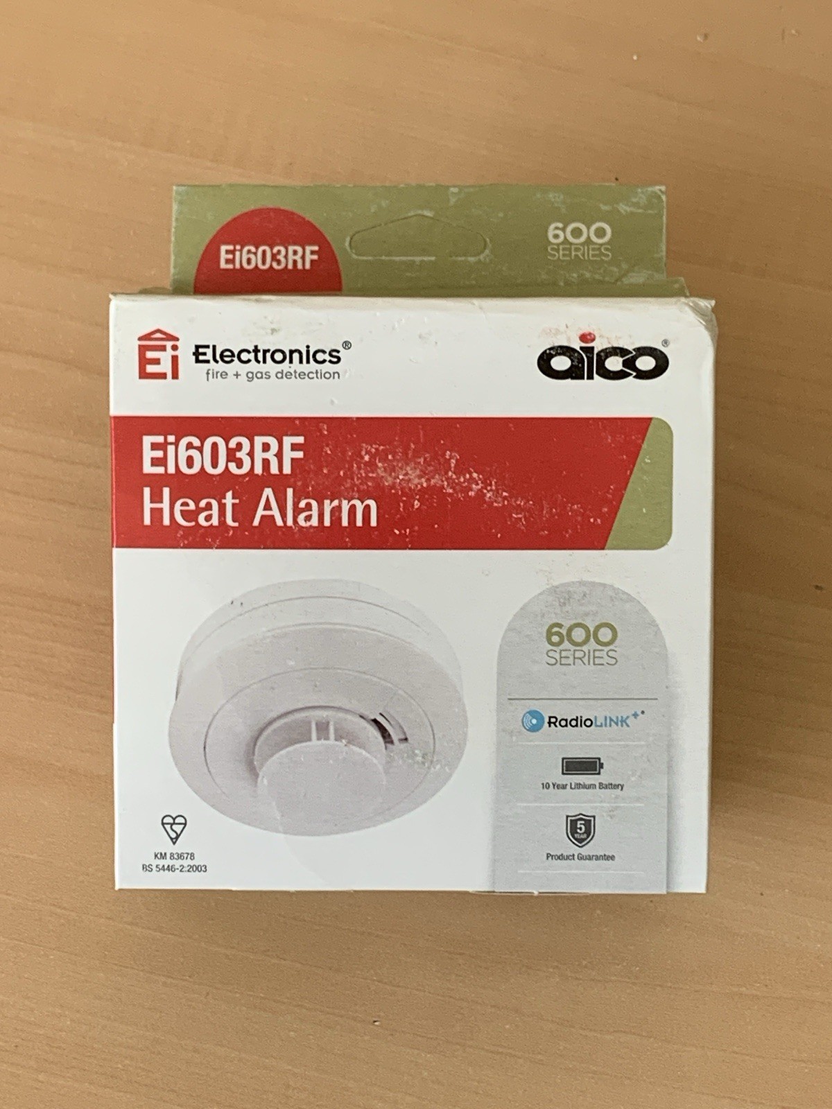 Aico Ei603RF RadioLink  Heat Detector Alarm -  Expiry Date June 2033