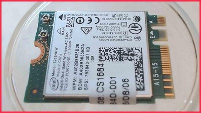 Wlan W-Lan WiFi Karte Board Modul Platine 7265NGW HP ProBook 655 G2