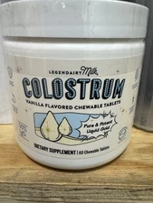 Legendairy Milk Colostrum 5 Tubs For $25 Chewables Vanilla 5 For 25 Deal!