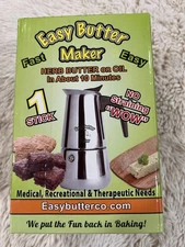Easy Butter Maker 1 Stick Herbal Oil Infuser Extractor w/ Bag & Instructions