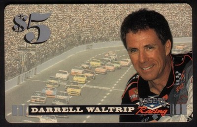 Assets Racing 1995: $5. Darrell Waltrip SPECIMEN Telefonkarte