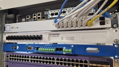 Fortinet Fortigate 80F/81F Rackmount - 19'' Rack Kit with Keystone Jacks