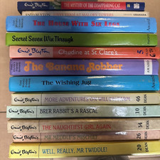 Enid Blyton Books Bundle x12 Job Lot Malory Towers Secret Seven Naughtiest Girl