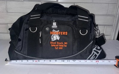 OGIO Hooters Big Dome Travel Gym Duffel Bag Black Biloxi Beach, MS Fall 2008 NWT